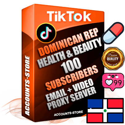 Professional Dominican PREMIUM TikTok accounts of manual registration and farming for the HEALTH & BEAUTY niche with high trust history profile photos and videos — fully themed and optimized for HEALTH & BEAUTY advertising and promotion — 100 niche-related live active subscribers 2018–2022 registration years Verified Email (included) + Cookie JSON for secure import and login to the account + User Agent + high-quality content filling (profile photo banner and videos). Fully ready for targeted campaigns and ad launches from any country. Perfectly holds ads without bans. Ideal for any earning schemes affiliate promotions and marketing projects. Quality unlimited IPv4 proxy server included.