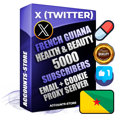 Professional Guiana PREMIUM X (Twitter) accounts of manual registration and farming for the HEALTH & BEAUTY niche with high trust history photos and tweets — fully themed and optimized for HEALTH & BEAUTY advertising and promotion — 5000 niche-related live active followers 2009–2014 registration year Verified Email (Included) + Cookie JSON for secure import and login to the account + User Agent + High-quality filling (Photo Header Posts). Fully ready for targeted campaigns and ad launches from any country. Perfectly hold ads without bans. Ideal for any earning schemes affiliate promotions and marketing projects. Quality unlimited IPv4 proxy server included.