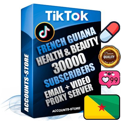 Professional Guiana PREMIUM TikTok accounts of manual registration and farming for the HEALTH & BEAUTY niche with high trust history profile photos and videos — fully themed and optimized for HEALTH & BEAUTY advertising and promotion — 30000 niche-related live active subscribers 2018–2022 registration years Verified Email (included) + Cookie JSON for secure import and login to the account + User Agent + high-quality content filling (profile photo banner and videos). Fully ready for targeted campaigns and ad launches from any country. Perfectly holds ads without bans. Ideal for any earning schemes affiliate promotions and marketing projects. Quality unlimited IPv4 proxy server included.