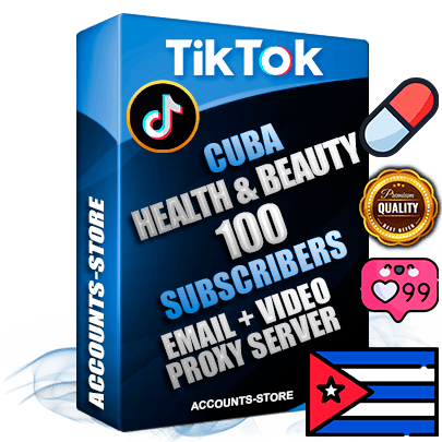 Professional Cuban PREMIUM TikTok accounts of manual registration and farming for the HEALTH & BEAUTY niche with high trust history profile photos and videos — fully themed and optimized for HEALTH & BEAUTY advertising and promotion — 100 niche-related live active subscribers 2018–2022 registration years Verified Email (included) + Cookie JSON for secure import and login to the account + User Agent + high-quality content filling (profile photo banner and videos). Fully ready for targeted campaigns and ad launches from any country. Perfectly holds ads without bans. Ideal for any earning schemes affiliate promotions and marketing projects. Quality unlimited IPv4 proxy server included.