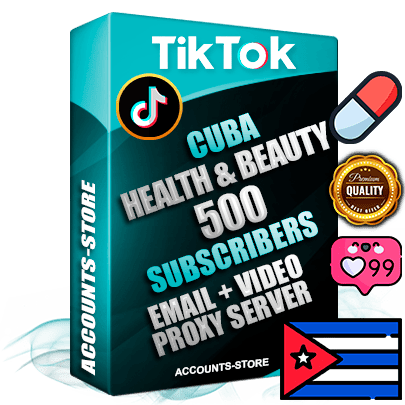 Professional Cuban PREMIUM TikTok accounts of manual registration and farming for the HEALTH & BEAUTY niche with high trust history profile photos and videos — fully themed and optimized for HEALTH & BEAUTY advertising and promotion — 500 niche-related live active subscribers 2018–2022 registration years Verified Email (included) + Cookie JSON for secure import and login to the account + User Agent + high-quality content filling (profile photo banner and videos). Fully ready for targeted campaigns and ad launches from any country. Perfectly holds ads without bans. Ideal for any earning schemes affiliate promotions and marketing projects. Quality unlimited IPv4 proxy server included.