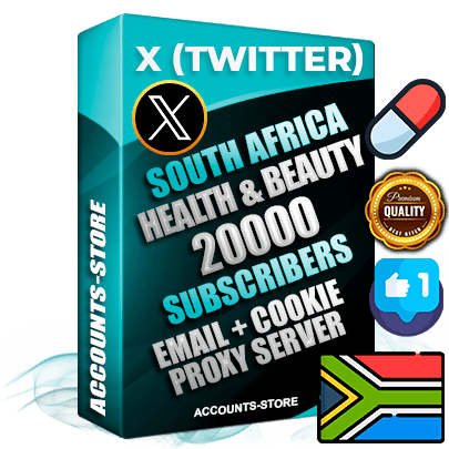 Professional South African PREMIUM X (Twitter) accounts of manual registration and farming for the HEALTH & BEAUTY niche with high trust history photos and tweets — fully themed and optimized for HEALTH & BEAUTY advertising and promotion — 20000 niche-related live active followers 2009–2014 registration year Verified Email (Included) + Cookie JSON for secure import and login to the account + User Agent + High-quality filling (Photo Header Posts). Fully ready for targeted campaigns and ad launches from any country. Perfectly hold ads without bans. Ideal for any earning schemes affiliate promotions and marketing projects. Quality unlimited IPv4 proxy server included.