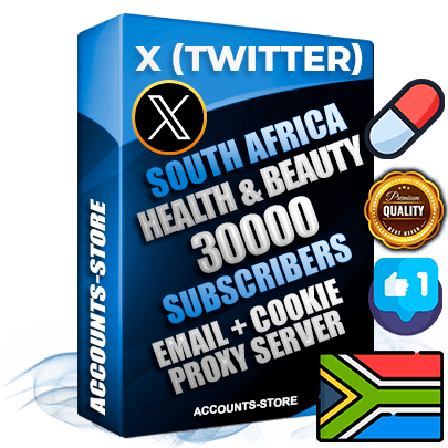 Professional South African PREMIUM X (Twitter) accounts of manual registration and farming for the HEALTH & BEAUTY niche with high trust history photos and tweets — fully themed and optimized for HEALTH & BEAUTY advertising and promotion — 30000 niche-related live active followers 2009–2014 registration year Verified Email (Included) + Cookie JSON for secure import and login to the account + User Agent + High-quality filling (Photo Header Posts). Fully ready for targeted campaigns and ad launches from any country. Perfectly hold ads without bans. Ideal for any earning schemes affiliate promotions and marketing projects. Quality unlimited IPv4 proxy server included.