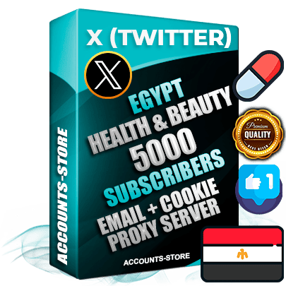 Professional Egyptian PREMIUM X (Twitter) accounts of manual registration and farming for the HEALTH & BEAUTY niche with high trust history photos and tweets — fully themed and optimized for HEALTH & BEAUTY advertising and promotion — 5000 niche-related live active followers 2009–2014 registration year Verified Email (Included) + Cookie JSON for secure import and login to the account + User Agent + High-quality filling (Photo Header Posts). Fully ready for targeted campaigns and ad launches from any country. Perfectly hold ads without bans. Ideal for any earning schemes affiliate promotions and marketing projects. Quality unlimited IPv4 proxy server included. Professional Egyptian PREMIUM X (Twitter) accounts of manual registration and farming for the HEALTH & BEAUTY niche with high trust history photos and tweets — fully themed and optimized for HEALTH & BEAUTY advertising and promotion — 5000 niche-related live active followers 2009–2014 registration year Verified Email (Included) + Cookie JSON for secure import and login to the account + User Agent + High-quality filling (Photo Header Posts). Fully ready for targeted campaigns and ad launches from any country. Perfectly hold ads without bans. Ideal for any earning schemes affiliate promotions and marketing projects. Quality unlimited IPv4 proxy server included.