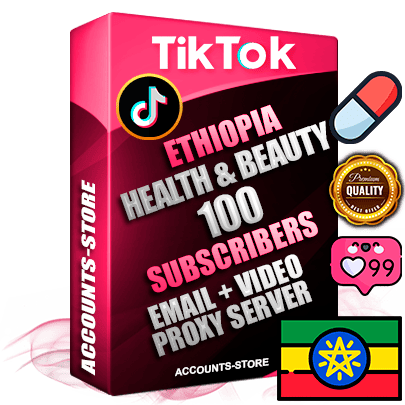 Professional Ethiopian PREMIUM TikTok accounts of manual registration and farming for the HEALTH & BEAUTY niche with high trust history profile photos and videos — fully themed and optimized for HEALTH & BEAUTY advertising and promotion — 100 niche-related live active subscribers 2018–2022 registration years Verified Email (included) + Cookie JSON for secure import and login to the account + User Agent + high-quality content filling (profile photo banner and videos). Fully ready for targeted campaigns and ad launches from any country. Perfectly holds ads without bans. Ideal for any earning schemes affiliate promotions and marketing projects. Quality unlimited IPv4 proxy server included.