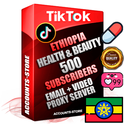 Professional Ethiopian PREMIUM TikTok accounts of manual registration and farming for the HEALTH & BEAUTY niche with high trust history profile photos and videos — fully themed and optimized for HEALTH & BEAUTY advertising and promotion — 500 niche-related live active subscribers 2018–2022 registration years Verified Email (included) + Cookie JSON for secure import and login to the account + User Agent + high-quality content filling (profile photo banner and videos). Fully ready for targeted campaigns and ad launches from any country. Perfectly holds ads without bans. Ideal for any earning schemes affiliate promotions and marketing projects. Quality unlimited IPv4 proxy server included.