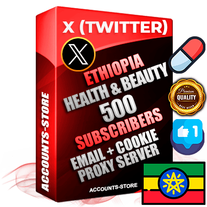 Professional Ethiopian PREMIUM X (Twitter) accounts of manual registration and farming for the HEALTH & BEAUTY niche with high trust history photos and tweets — fully themed and optimized for HEALTH & BEAUTY advertising and promotion — 500 niche-related live active followers 2009–2014 registration year Verified Email (Included) + Cookie JSON for secure import and login to the account + User Agent + High-quality filling (Photo Header Posts). Fully ready for targeted campaigns and ad launches from any country. Perfectly hold ads without bans. Ideal for any earning schemes affiliate promotions and marketing projects. Quality unlimited IPv4 proxy server included.
