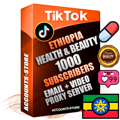 Professional Ethiopian PREMIUM TikTok accounts of manual registration and farming for the HEALTH & BEAUTY niche with high trust history profile photos and videos — fully themed and optimized for HEALTH & BEAUTY advertising and promotion — 1000 niche-related live active subscribers 2018–2022 registration years Verified Email (included) + Cookie JSON for secure import and login to the account + User Agent + high-quality content filling (profile photo banner and videos). Fully ready for targeted campaigns and ad launches from any country. Perfectly holds ads without bans. Ideal for any earning schemes affiliate promotions and marketing projects. Quality unlimited IPv4 proxy server included. Professional Ethiopian PREMIUM TikTok accounts of manual registration and farming for the HEALTH & BEAUTY niche with high trust history profile photos and videos — fully themed and optimized for HEALTH & BEAUTY advertising and promotion — 1000 niche-related live active subscribers 2018–2022 registration years Verified Email (included) + Cookie JSON for secure import and login to the account + User Agent + high-quality content filling (profile photo banner and videos). Fully ready for targeted campaigns and ad launches from any country. Perfectly holds ads without bans. Ideal for any earning schemes affiliate promotions and marketing projects. Quality unlimited IPv4 proxy server included.