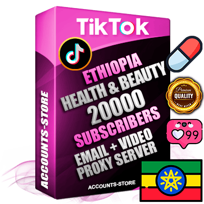 Professional Ethiopian PREMIUM TikTok accounts of manual registration and farming for the HEALTH & BEAUTY niche with high trust history profile photos and videos — fully themed and optimized for HEALTH & BEAUTY advertising and promotion — 20000 niche-related live active subscribers 2018–2022 registration years Verified Email (included) + Cookie JSON for secure import and login to the account + User Agent + high-quality content filling (profile photo banner and videos). Fully ready for targeted campaigns and ad launches from any country. Perfectly holds ads without bans. Ideal for any earning schemes affiliate promotions and marketing projects. Quality unlimited IPv4 proxy server included.