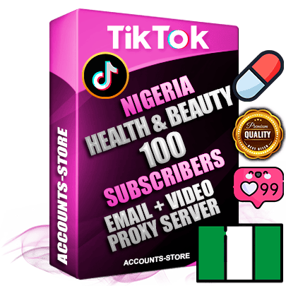 Professional Nigerian PREMIUM TikTok accounts of manual registration and farming for the HEALTH & BEAUTY niche with high trust history profile photos and videos — fully themed and optimized for HEALTH & BEAUTY advertising and promotion — 100 niche-related live active subscribers 2018–2022 registration years Verified Email (included) + Cookie JSON for secure import and login to the account + User Agent + high-quality content filling (profile photo banner and videos). Fully ready for targeted campaigns and ad launches from any country. Perfectly holds ads without bans. Ideal for any earning schemes affiliate promotions and marketing projects. Quality unlimited IPv4 proxy server included.