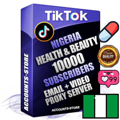 Professional Nigerian PREMIUM TikTok accounts of manual registration and farming for the HEALTH & BEAUTY niche with high trust history profile photos and videos — fully themed and optimized for HEALTH & BEAUTY advertising and promotion — 10000 niche-related live active subscribers 2018–2022 registration years Verified Email (included) + Cookie JSON for secure import and login to the account + User Agent + high-quality content filling (profile photo banner and videos). Fully ready for targeted campaigns and ad launches from any country. Perfectly holds ads without bans. Ideal for any earning schemes affiliate promotions and marketing projects. Quality unlimited IPv4 proxy server included. Professional Nigerian PREMIUM TikTok accounts of manual registration and farming for the HEALTH & BEAUTY niche with high trust history profile photos and videos — fully themed and optimized for HEALTH & BEAUTY advertising and promotion — 10000 niche-related live active subscribers 2018–2022 registration years Verified Email (included) + Cookie JSON for secure import and login to the account + User Agent + high-quality content filling (profile photo banner and videos). Fully ready for targeted campaigns and ad launches from any country. Perfectly holds ads without bans. Ideal for any earning schemes affiliate promotions and marketing projects. Quality unlimited IPv4 proxy server included.