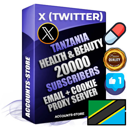 Professional Tanzanian PREMIUM X (Twitter) accounts of manual registration and farming for the HEALTH & BEAUTY niche with high trust history photos and tweets — fully themed and optimized for HEALTH & BEAUTY advertising and promotion — 20000 niche-related live active followers 2009–2014 registration year Verified Email (Included) + Cookie JSON for secure import and login to the account + User Agent + High-quality filling (Photo Header Posts). Fully ready for targeted campaigns and ad launches from any country. Perfectly hold ads without bans. Ideal for any earning schemes affiliate promotions and marketing projects. Quality unlimited IPv4 proxy server included. Professional Tanzanian PREMIUM X (Twitter) accounts of manual registration and farming for the HEALTH & BEAUTY niche with high trust history photos and tweets — fully themed and optimized for HEALTH & BEAUTY advertising and promotion — 20000 niche-related live active followers 2009–2014 registration year Verified Email (Included) + Cookie JSON for secure import and login to the account + User Agent + High-quality filling (Photo Header Posts). Fully ready for targeted campaigns and ad launches from any country. Perfectly hold ads without bans. Ideal for any earning schemes affiliate promotions and marketing projects. Quality unlimited IPv4 proxy server included.