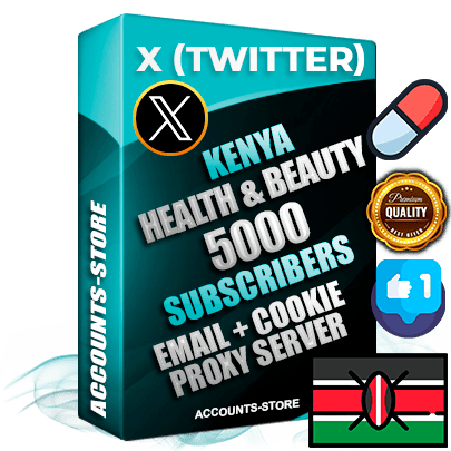 Professional Kenyan PREMIUM X (Twitter) accounts of manual registration and farming for the HEALTH & BEAUTY niche with high trust history photos and tweets — fully themed and optimized for HEALTH & BEAUTY advertising and promotion — 5000 niche-related live active followers 2009–2014 registration year Verified Email (Included) + Cookie JSON for secure import and login to the account + User Agent + High-quality filling (Photo Header Posts). Fully ready for targeted campaigns and ad launches from any country. Perfectly hold ads without bans. Ideal for any earning schemes affiliate promotions and marketing projects. Quality unlimited IPv4 proxy server included. Professional Kenyan PREMIUM X (Twitter) accounts of manual registration and farming for the HEALTH & BEAUTY niche with high trust history photos and tweets — fully themed and optimized for HEALTH & BEAUTY advertising and promotion — 5000 niche-related live active followers 2009–2014 registration year Verified Email (Included) + Cookie JSON for secure import and login to the account + User Agent + High-quality filling (Photo Header Posts). Fully ready for targeted campaigns and ad launches from any country. Perfectly hold ads without bans. Ideal for any earning schemes affiliate promotions and marketing projects. Quality unlimited IPv4 proxy server included.