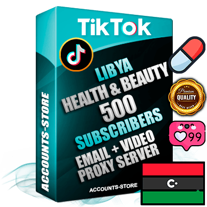Professional Libyan PREMIUM TikTok accounts of manual registration and farming for the HEALTH & BEAUTY niche with high trust history profile photos and videos — fully themed and optimized for HEALTH & BEAUTY advertising and promotion — 500 niche-related live active subscribers 2018–2022 registration years Verified Email (included) + Cookie JSON for secure import and login to the account + User Agent + high-quality content filling (profile photo banner and videos). Fully ready for targeted campaigns and ad launches from any country. Perfectly holds ads without bans. Ideal for any earning schemes affiliate promotions and marketing projects. Quality unlimited IPv4 proxy server included.