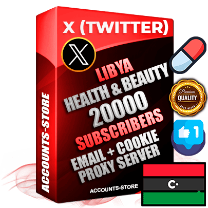 Professional Libyan PREMIUM X (Twitter) accounts of manual registration and farming for the HEALTH & BEAUTY niche with high trust history photos and tweets — fully themed and optimized for HEALTH & BEAUTY advertising and promotion — 20000 niche-related live active followers 2009–2014 registration year Verified Email (Included) + Cookie JSON for secure import and login to the account + User Agent + High-quality filling (Photo Header Posts). Fully ready for targeted campaigns and ad launches from any country. Perfectly hold ads without bans. Ideal for any earning schemes affiliate promotions and marketing projects. Quality unlimited IPv4 proxy server included. Professional Libyan PREMIUM X (Twitter) accounts of manual registration and farming for the HEALTH & BEAUTY niche with high trust history photos and tweets — fully themed and optimized for HEALTH & BEAUTY advertising and promotion — 20000 niche-related live active followers 2009–2014 registration year Verified Email (Included) + Cookie JSON for secure import and login to the account + User Agent + High-quality filling (Photo Header Posts). Fully ready for targeted campaigns and ad launches from any country. Perfectly hold ads without bans. Ideal for any earning schemes affiliate promotions and marketing projects. Quality unlimited IPv4 proxy server included.