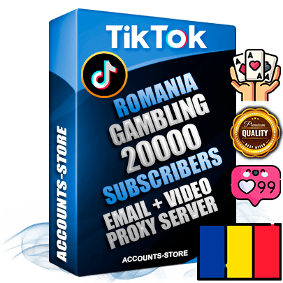 Professional Romanian PREMIUM TikTok accounts of manual registration and farming for the GAMBLING niche with high trust history profile photos and videos — fully themed and optimized for GAMBLING advertising and promotion — 20000 niche-related live active subscribers 2018–2022 registration years Verified Email (included) + Cookie JSON for secure import and login to the account + User Agent + high-quality content filling (profile photo banner and videos). Fully ready for targeted campaigns and ad launches from any country. Perfectly holds ads without bans. Ideal for any earning schemes affiliate promotions and marketing projects. Quality unlimited IPv4 proxy server included. Professional Romanian PREMIUM TikTok accounts of manual registration and farming for the GAMBLING niche with high trust history profile photos and videos — fully themed and optimized for GAMBLING advertising and promotion — 20000 niche-related live active subscribers 2018–2022 registration years Verified Email (included) + Cookie JSON for secure import and login to the account + User Agent + high-quality content filling (profile photo banner and videos). Fully ready for targeted campaigns and ad launches from any country. Perfectly holds ads without bans. Ideal for any earning schemes affiliate promotions and marketing projects. Quality unlimited IPv4 proxy server included.