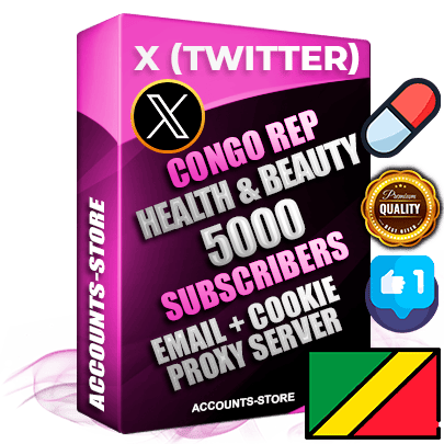 Professional Congo Rep PREMIUM X (Twitter) accounts of manual registration and farming for the HEALTH & BEAUTY niche with high trust history photos and tweets — fully themed and optimized for HEALTH & BEAUTY advertising and promotion — 5000 niche-related live active followers 2009–2014 registration year Verified Email (Included) + Cookie JSON for secure import and login to the account + User Agent + High-quality filling (Photo Header Posts). Fully ready for targeted campaigns and ad launches from any country. Perfectly hold ads without bans. Ideal for any earning schemes affiliate promotions and marketing projects. Quality unlimited IPv4 proxy server included.