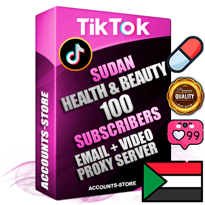 Professional Sudanese PREMIUM TikTok accounts of manual registration and farming for the HEALTH & BEAUTY niche with high trust history profile photos and videos — fully themed and optimized for HEALTH & BEAUTY advertising and promotion — 100 niche-related live active subscribers 2018–2022 registration years Verified Email (included) + Cookie JSON for secure import and login to the account + User Agent + high-quality content filling (profile photo banner and videos). Fully ready for targeted campaigns and ad launches from any country. Perfectly holds ads without bans. Ideal for any earning schemes affiliate promotions and marketing projects. Quality unlimited IPv4 proxy server included.