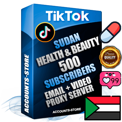 Professional Sudanese PREMIUM TikTok accounts of manual registration and farming for the HEALTH & BEAUTY niche with high trust history profile photos and videos — fully themed and optimized for HEALTH & BEAUTY advertising and promotion — 500 niche-related live active subscribers 2018–2022 registration years Verified Email (included) + Cookie JSON for secure import and login to the account + User Agent + high-quality content filling (profile photo banner and videos). Fully ready for targeted campaigns and ad launches from any country. Perfectly holds ads without bans. Ideal for any earning schemes affiliate promotions and marketing projects. Quality unlimited IPv4 proxy server included.