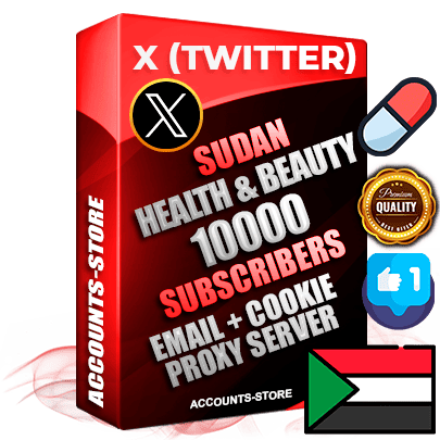 Professional Sudanese PREMIUM X (Twitter) accounts of manual registration and farming for the HEALTH & BEAUTY niche with high trust history photos and tweets — fully themed and optimized for HEALTH & BEAUTY advertising and promotion — 10000 niche-related live active followers 2009–2014 registration year Verified Email (Included) + Cookie JSON for secure import and login to the account + User Agent + High-quality filling (Photo Header Posts). Fully ready for targeted campaigns and ad launches from any country. Perfectly hold ads without bans. Ideal for any earning schemes affiliate promotions and marketing projects. Quality unlimited IPv4 proxy server included. Professional Sudanese PREMIUM X (Twitter) accounts of manual registration and farming for the HEALTH & BEAUTY niche with high trust history photos and tweets — fully themed and optimized for HEALTH & BEAUTY advertising and promotion — 10000 niche-related live active followers 2009–2014 registration year Verified Email (Included) + Cookie JSON for secure import and login to the account + User Agent + High-quality filling (Photo Header Posts). Fully ready for targeted campaigns and ad launches from any country. Perfectly hold ads without bans. Ideal for any earning schemes affiliate promotions and marketing projects. Quality unlimited IPv4 proxy server included.