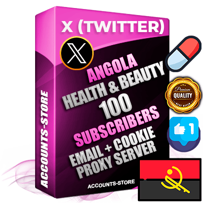 Professional Angolan PREMIUM X (Twitter) accounts of manual registration and farming for the HEALTH & BEAUTY niche with high trust history photos and tweets — fully themed and optimized for HEALTH & BEAUTY advertising and promotion — 100 niche-related live active followers 2009–2014 registration year Verified Email (Included) + Cookie JSON for secure import and login to the account + User Agent + High-quality filling (Photo Header Posts). Fully ready for targeted campaigns and ad launches from any country. Perfectly hold ads without bans. Ideal for any earning schemes affiliate promotions and marketing projects. Quality unlimited IPv4 proxy server included. Professional Angolan PREMIUM X (Twitter) accounts of manual registration and farming for the HEALTH & BEAUTY niche with high trust history photos and tweets — fully themed and optimized for HEALTH & BEAUTY advertising and promotion — 100 niche-related live active followers 2009–2014 registration year Verified Email (Included) + Cookie JSON for secure import and login to the account + User Agent + High-quality filling (Photo Header Posts). Fully ready for targeted campaigns and ad launches from any country. Perfectly hold ads without bans. Ideal for any earning schemes affiliate promotions and marketing projects. Quality unlimited IPv4 proxy server included.