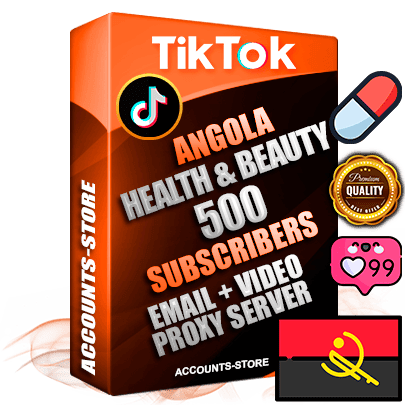Professional Angolan PREMIUM TikTok accounts of manual registration and farming for the HEALTH & BEAUTY niche with high trust history profile photos and videos — fully themed and optimized for HEALTH & BEAUTY advertising and promotion — 500 niche-related live active subscribers 2018–2022 registration years Verified Email (included) + Cookie JSON for secure import and login to the account + User Agent + high-quality content filling (profile photo banner and videos). Fully ready for targeted campaigns and ad launches from any country. Perfectly holds ads without bans. Ideal for any earning schemes affiliate promotions and marketing projects. Quality unlimited IPv4 proxy server included.