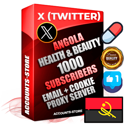 Professional Angolan PREMIUM X (Twitter) accounts of manual registration and farming for the HEALTH & BEAUTY niche with high trust history photos and tweets — fully themed and optimized for HEALTH & BEAUTY advertising and promotion — 1000 niche-related live active followers 2009–2014 registration year Verified Email (Included) + Cookie JSON for secure import and login to the account + User Agent + High-quality filling (Photo Header Posts). Fully ready for targeted campaigns and ad launches from any country. Perfectly hold ads without bans. Ideal for any earning schemes affiliate promotions and marketing projects. Quality unlimited IPv4 proxy server included.