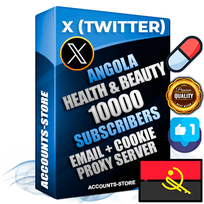 Professional Angolan PREMIUM X (Twitter) accounts of manual registration and farming for the HEALTH & BEAUTY niche with high trust history photos and tweets — fully themed and optimized for HEALTH & BEAUTY advertising and promotion — 10000 niche-related live active followers 2009–2014 registration year Verified Email (Included) + Cookie JSON for secure import and login to the account + User Agent + High-quality filling (Photo Header Posts). Fully ready for targeted campaigns and ad launches from any country. Perfectly hold ads without bans. Ideal for any earning schemes affiliate promotions and marketing projects. Quality unlimited IPv4 proxy server included.