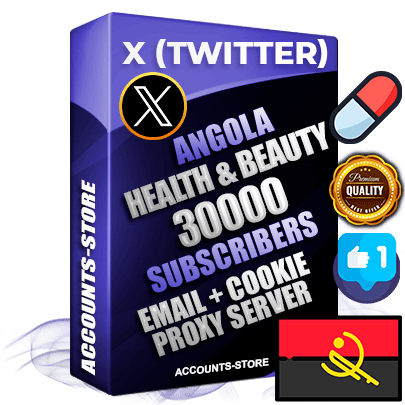 Professional Angolan PREMIUM X (Twitter) accounts of manual registration and farming for the HEALTH & BEAUTY niche with high trust history photos and tweets — fully themed and optimized for HEALTH & BEAUTY advertising and promotion — 30000 niche-related live active followers 2009–2014 registration year Verified Email (Included) + Cookie JSON for secure import and login to the account + User Agent + High-quality filling (Photo Header Posts). Fully ready for targeted campaigns and ad launches from any country. Perfectly hold ads without bans. Ideal for any earning schemes affiliate promotions and marketing projects. Quality unlimited IPv4 proxy server included. Professional Angolan PREMIUM X (Twitter) accounts of manual registration and farming for the HEALTH & BEAUTY niche with high trust history photos and tweets — fully themed and optimized for HEALTH & BEAUTY advertising and promotion — 30000 niche-related live active followers 2009–2014 registration year Verified Email (Included) + Cookie JSON for secure import and login to the account + User Agent + High-quality filling (Photo Header Posts). Fully ready for targeted campaigns and ad launches from any country. Perfectly hold ads without bans. Ideal for any earning schemes affiliate promotions and marketing projects. Quality unlimited IPv4 proxy server included.