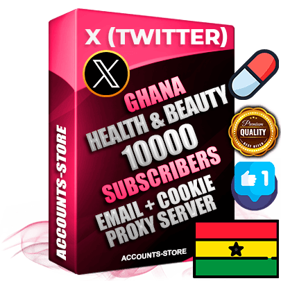 Professional Ghanaian PREMIUM X (Twitter) accounts of manual registration and farming for the HEALTH & BEAUTY niche with high trust history photos and tweets — fully themed and optimized for HEALTH & BEAUTY advertising and promotion — 10000 niche-related live active followers 2009–2014 registration year Verified Email (Included) + Cookie JSON for secure import and login to the account + User Agent + High-quality filling (Photo Header Posts). Fully ready for targeted campaigns and ad launches from any country. Perfectly hold ads without bans. Ideal for any earning schemes affiliate promotions and marketing projects. Quality unlimited IPv4 proxy server included. Professional Ghanaian PREMIUM X (Twitter) accounts of manual registration and farming for the HEALTH & BEAUTY niche with high trust history photos and tweets — fully themed and optimized for HEALTH & BEAUTY advertising and promotion — 10000 niche-related live active followers 2009–2014 registration year Verified Email (Included) + Cookie JSON for secure import and login to the account + User Agent + High-quality filling (Photo Header Posts). Fully ready for targeted campaigns and ad launches from any country. Perfectly hold ads without bans. Ideal for any earning schemes affiliate promotions and marketing projects. Quality unlimited IPv4 proxy server included.