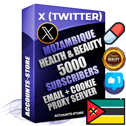Professional Mozambican PREMIUM X (Twitter) accounts of manual registration and farming for the HEALTH & BEAUTY niche with high trust history photos and tweets — fully themed and optimized for HEALTH & BEAUTY advertising and promotion — 5000 niche-related live active followers 2009–2014 registration year Verified Email (Included) + Cookie JSON for secure import and login to the account + User Agent + High-quality filling (Photo Header Posts). Fully ready for targeted campaigns and ad launches from any country. Perfectly hold ads without bans. Ideal for any earning schemes affiliate promotions and marketing projects. Quality unlimited IPv4 proxy server included. Professional Mozambican PREMIUM X (Twitter) accounts of manual registration and farming for the HEALTH & BEAUTY niche with high trust history photos and tweets — fully themed and optimized for HEALTH & BEAUTY advertising and promotion — 5000 niche-related live active followers 2009–2014 registration year Verified Email (Included) + Cookie JSON for secure import and login to the account + User Agent + High-quality filling (Photo Header Posts). Fully ready for targeted campaigns and ad launches from any country. Perfectly hold ads without bans. Ideal for any earning schemes affiliate promotions and marketing projects. Quality unlimited IPv4 proxy server included.