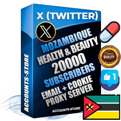 Professional Mozambican PREMIUM X (Twitter) accounts of manual registration and farming for the HEALTH & BEAUTY niche with high trust history photos and tweets — fully themed and optimized for HEALTH & BEAUTY advertising and promotion — 20000 niche-related live active followers 2009–2014 registration year Verified Email (Included) + Cookie JSON for secure import and login to the account + User Agent + High-quality filling (Photo Header Posts). Fully ready for targeted campaigns and ad launches from any country. Perfectly hold ads without bans. Ideal for any earning schemes affiliate promotions and marketing projects. Quality unlimited IPv4 proxy server included. Professional Mozambican PREMIUM X (Twitter) accounts of manual registration and farming for the HEALTH & BEAUTY niche with high trust history photos and tweets — fully themed and optimized for HEALTH & BEAUTY advertising and promotion — 20000 niche-related live active followers 2009–2014 registration year Verified Email (Included) + Cookie JSON for secure import and login to the account + User Agent + High-quality filling (Photo Header Posts). Fully ready for targeted campaigns and ad launches from any country. Perfectly hold ads without bans. Ideal for any earning schemes affiliate promotions and marketing projects. Quality unlimited IPv4 proxy server included.