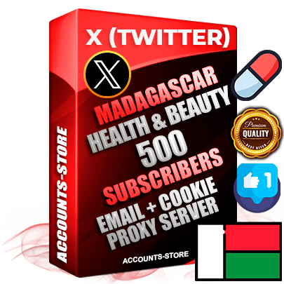 Professional Madagascar PREMIUM X (Twitter) accounts of manual registration and farming for the HEALTH & BEAUTY niche with high trust history photos and tweets — fully themed and optimized for HEALTH & BEAUTY advertising and promotion — 500 niche-related live active followers 2009–2014 registration year Verified Email (Included) + Cookie JSON for secure import and login to the account + User Agent + High-quality filling (Photo Header Posts). Fully ready for targeted campaigns and ad launches from any country. Perfectly hold ads without bans. Ideal for any earning schemes affiliate promotions and marketing projects. Quality unlimited IPv4 proxy server included.