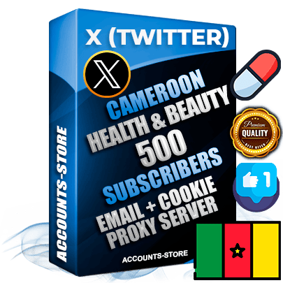 Professional Cameroonian PREMIUM X (Twitter) accounts of manual registration and farming for the HEALTH & BEAUTY niche with high trust history photos and tweets — fully themed and optimized for HEALTH & BEAUTY advertising and promotion — 500 niche-related live active followers 2009–2014 registration year Verified Email (Included) + Cookie JSON for secure import and login to the account + User Agent + High-quality filling (Photo Header Posts). Fully ready for targeted campaigns and ad launches from any country. Perfectly hold ads without bans. Ideal for any earning schemes affiliate promotions and marketing projects. Quality unlimited IPv4 proxy server included. Professional Cameroonian PREMIUM X (Twitter) accounts of manual registration and farming for the HEALTH & BEAUTY niche with high trust history photos and tweets — fully themed and optimized for HEALTH & BEAUTY advertising and promotion — 500 niche-related live active followers 2009–2014 registration year Verified Email (Included) + Cookie JSON for secure import and login to the account + User Agent + High-quality filling (Photo Header Posts). Fully ready for targeted campaigns and ad launches from any country. Perfectly hold ads without bans. Ideal for any earning schemes affiliate promotions and marketing projects. Quality unlimited IPv4 proxy server included.