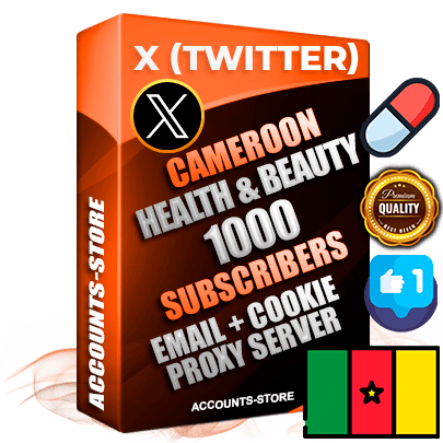 Professional Cameroonian PREMIUM X (Twitter) accounts of manual registration and farming for the HEALTH & BEAUTY niche with high trust history photos and tweets — fully themed and optimized for HEALTH & BEAUTY advertising and promotion — 1000 niche-related live active followers 2009–2014 registration year Verified Email (Included) + Cookie JSON for secure import and login to the account + User Agent + High-quality filling (Photo Header Posts). Fully ready for targeted campaigns and ad launches from any country. Perfectly hold ads without bans. Ideal for any earning schemes affiliate promotions and marketing projects. Quality unlimited IPv4 proxy server included. Professional Cameroonian PREMIUM X (Twitter) accounts of manual registration and farming for the HEALTH & BEAUTY niche with high trust history photos and tweets — fully themed and optimized for HEALTH & BEAUTY advertising and promotion — 1000 niche-related live active followers 2009–2014 registration year Verified Email (Included) + Cookie JSON for secure import and login to the account + User Agent + High-quality filling (Photo Header Posts). Fully ready for targeted campaigns and ad launches from any country. Perfectly hold ads without bans. Ideal for any earning schemes affiliate promotions and marketing projects. Quality unlimited IPv4 proxy server included.