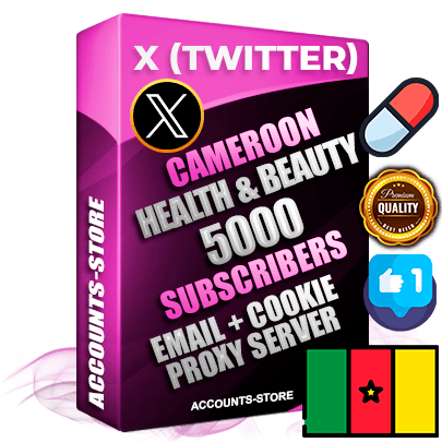 Professional Cameroonian PREMIUM X (Twitter) accounts of manual registration and farming for the HEALTH & BEAUTY niche with high trust history photos and tweets — fully themed and optimized for HEALTH & BEAUTY advertising and promotion — 5000 niche-related live active followers 2009–2014 registration year Verified Email (Included) + Cookie JSON for secure import and login to the account + User Agent + High-quality filling (Photo Header Posts). Fully ready for targeted campaigns and ad launches from any country. Perfectly hold ads without bans. Ideal for any earning schemes affiliate promotions and marketing projects. Quality unlimited IPv4 proxy server included. Professional Cameroonian PREMIUM X (Twitter) accounts of manual registration and farming for the HEALTH & BEAUTY niche with high trust history photos and tweets — fully themed and optimized for HEALTH & BEAUTY advertising and promotion — 5000 niche-related live active followers 2009–2014 registration year Verified Email (Included) + Cookie JSON for secure import and login to the account + User Agent + High-quality filling (Photo Header Posts). Fully ready for targeted campaigns and ad launches from any country. Perfectly hold ads without bans. Ideal for any earning schemes affiliate promotions and marketing projects. Quality unlimited IPv4 proxy server included.