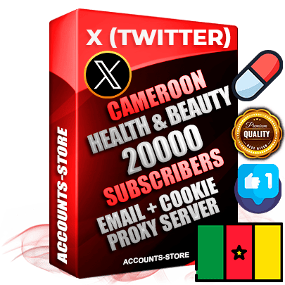 Professional Cameroonian PREMIUM X (Twitter) accounts of manual registration and farming for the HEALTH & BEAUTY niche with high trust history photos and tweets — fully themed and optimized for HEALTH & BEAUTY advertising and promotion — 20000 niche-related live active followers 2009–2014 registration year Verified Email (Included) + Cookie JSON for secure import and login to the account + User Agent + High-quality filling (Photo Header Posts). Fully ready for targeted campaigns and ad launches from any country. Perfectly hold ads without bans. Ideal for any earning schemes affiliate promotions and marketing projects. Quality unlimited IPv4 proxy server included. Professional Cameroonian PREMIUM X (Twitter) accounts of manual registration and farming for the HEALTH & BEAUTY niche with high trust history photos and tweets — fully themed and optimized for HEALTH & BEAUTY advertising and promotion — 20000 niche-related live active followers 2009–2014 registration year Verified Email (Included) + Cookie JSON for secure import and login to the account + User Agent + High-quality filling (Photo Header Posts). Fully ready for targeted campaigns and ad launches from any country. Perfectly hold ads without bans. Ideal for any earning schemes affiliate promotions and marketing projects. Quality unlimited IPv4 proxy server included.
