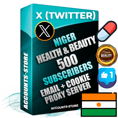 Professional Nigerien PREMIUM X (Twitter) accounts of manual registration and farming for the HEALTH & BEAUTY niche with high trust history photos and tweets — fully themed and optimized for HEALTH & BEAUTY advertising and promotion — 500 niche-related live active followers 2009–2014 registration year Verified Email (Included) + Cookie JSON for secure import and login to the account + User Agent + High-quality filling (Photo Header Posts). Fully ready for targeted campaigns and ad launches from any country. Perfectly hold ads without bans. Ideal for any earning schemes affiliate promotions and marketing projects. Quality unlimited IPv4 proxy server included.