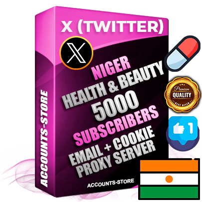 Professional Nigerien PREMIUM X (Twitter) accounts of manual registration and farming for the HEALTH & BEAUTY niche with high trust history photos and tweets — fully themed and optimized for HEALTH & BEAUTY advertising and promotion — 5000 niche-related live active followers 2009–2014 registration year Verified Email (Included) + Cookie JSON for secure import and login to the account + User Agent + High-quality filling (Photo Header Posts). Fully ready for targeted campaigns and ad launches from any country. Perfectly hold ads without bans. Ideal for any earning schemes affiliate promotions and marketing projects. Quality unlimited IPv4 proxy server included. Professional Nigerien PREMIUM X (Twitter) accounts of manual registration and farming for the HEALTH & BEAUTY niche with high trust history photos and tweets — fully themed and optimized for HEALTH & BEAUTY advertising and promotion — 5000 niche-related live active followers 2009–2014 registration year Verified Email (Included) + Cookie JSON for secure import and login to the account + User Agent + High-quality filling (Photo Header Posts). Fully ready for targeted campaigns and ad launches from any country. Perfectly hold ads without bans. Ideal for any earning schemes affiliate promotions and marketing projects. Quality unlimited IPv4 proxy server included.