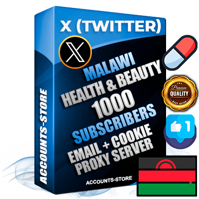 Professional Malawian PREMIUM X (Twitter) accounts of manual registration and farming for the HEALTH & BEAUTY niche with high trust history photos and tweets — fully themed and optimized for HEALTH & BEAUTY advertising and promotion — 1000 niche-related live active followers 2009–2014 registration year Verified Email (Included) + Cookie JSON for secure import and login to the account + User Agent + High-quality filling (Photo Header Posts). Fully ready for targeted campaigns and ad launches from any country. Perfectly hold ads without bans. Ideal for any earning schemes affiliate promotions and marketing projects. Quality unlimited IPv4 proxy server included.