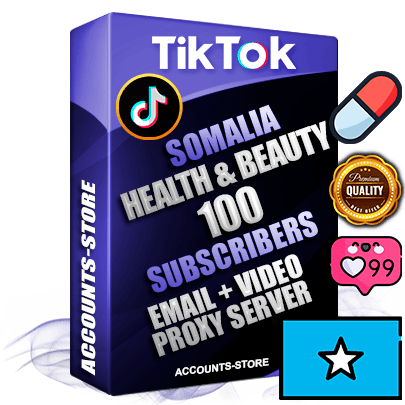 Professional Somali PREMIUM TikTok accounts of manual registration and farming for the HEALTH & BEAUTY niche with high trust history profile photos and videos — fully themed and optimized for HEALTH & BEAUTY advertising and promotion — 100 niche-related live active subscribers 2018–2022 registration years Verified Email (included) + Cookie JSON for secure import and login to the account + User Agent + high-quality content filling (profile photo banner and videos). Fully ready for targeted campaigns and ad launches from any country. Perfectly holds ads without bans. Ideal for any earning schemes affiliate promotions and marketing projects. Quality unlimited IPv4 proxy server included.