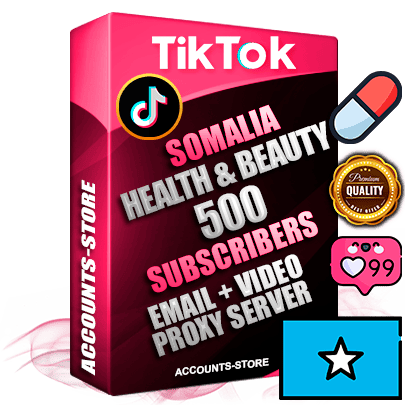 Professional Somali PREMIUM TikTok accounts of manual registration and farming for the HEALTH & BEAUTY niche with high trust history profile photos and videos — fully themed and optimized for HEALTH & BEAUTY advertising and promotion — 500 niche-related live active subscribers 2018–2022 registration years Verified Email (included) + Cookie JSON for secure import and login to the account + User Agent + high-quality content filling (profile photo banner and videos). Fully ready for targeted campaigns and ad launches from any country. Perfectly holds ads without bans. Ideal for any earning schemes affiliate promotions and marketing projects. Quality unlimited IPv4 proxy server included.
