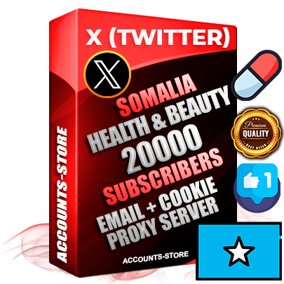 Professional Somali PREMIUM X (Twitter) accounts of manual registration and farming for the HEALTH & BEAUTY niche with high trust history photos and tweets — fully themed and optimized for HEALTH & BEAUTY advertising and promotion — 20000 niche-related live active followers 2009–2014 registration year Verified Email (Included) + Cookie JSON for secure import and login to the account + User Agent + High-quality filling (Photo Header Posts). Fully ready for targeted campaigns and ad launches from any country. Perfectly hold ads without bans. Ideal for any earning schemes affiliate promotions and marketing projects. Quality unlimited IPv4 proxy server included.