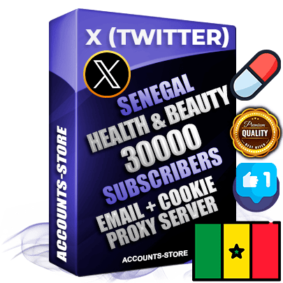 Professional Senegalese PREMIUM X (Twitter) accounts of manual registration and farming for the HEALTH & BEAUTY niche with high trust history photos and tweets — fully themed and optimized for HEALTH & BEAUTY advertising and promotion — 30000 niche-related live active followers 2009–2014 registration year Verified Email (Included) + Cookie JSON for secure import and login to the account + User Agent + High-quality filling (Photo Header Posts). Fully ready for targeted campaigns and ad launches from any country. Perfectly hold ads without bans. Ideal for any earning schemes affiliate promotions and marketing projects. Quality unlimited IPv4 proxy server included.