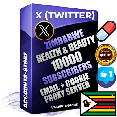 Professional Zimbabwean PREMIUM X (Twitter) accounts of manual registration and farming for the HEALTH & BEAUTY niche with high trust history photos and tweets — fully themed and optimized for HEALTH & BEAUTY advertising and promotion — 10000 niche-related live active followers 2009–2014 registration year Verified Email (Included) + Cookie JSON for secure import and login to the account + User Agent + High-quality filling (Photo Header Posts). Fully ready for targeted campaigns and ad launches from any country. Perfectly hold ads without bans. Ideal for any earning schemes affiliate promotions and marketing projects. Quality unlimited IPv4 proxy server included.
