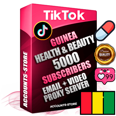 Professional Guinean PREMIUM TikTok accounts of manual registration and farming for the HEALTH & BEAUTY niche with high trust history profile photos and videos — fully themed and optimized for HEALTH & BEAUTY advertising and promotion — 5000 niche-related live active subscribers 2018–2022 registration years Verified Email (included) + Cookie JSON for secure import and login to the account + User Agent + high-quality content filling (profile photo banner and videos). Fully ready for targeted campaigns and ad launches from any country. Perfectly holds ads without bans. Ideal for any earning schemes affiliate promotions and marketing projects. Quality unlimited IPv4 proxy server included.