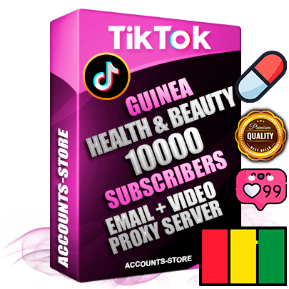 Professional Guinean PREMIUM TikTok accounts of manual registration and farming for the HEALTH & BEAUTY niche with high trust history profile photos and videos — fully themed and optimized for HEALTH & BEAUTY advertising and promotion — 10000 niche-related live active subscribers 2018–2022 registration years Verified Email (included) + Cookie JSON for secure import and login to the account + User Agent + high-quality content filling (profile photo banner and videos). Fully ready for targeted campaigns and ad launches from any country. Perfectly holds ads without bans. Ideal for any earning schemes affiliate promotions and marketing projects. Quality unlimited IPv4 proxy server included.
