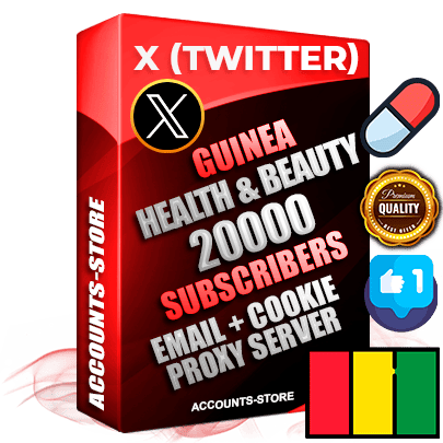 Professional Guinean PREMIUM X (Twitter) accounts of manual registration and farming for the HEALTH & BEAUTY niche with high trust history photos and tweets — fully themed and optimized for HEALTH & BEAUTY advertising and promotion — 20000 niche-related live active followers 2009–2014 registration year Verified Email (Included) + Cookie JSON for secure import and login to the account + User Agent + High-quality filling (Photo Header Posts). Fully ready for targeted campaigns and ad launches from any country. Perfectly hold ads without bans. Ideal for any earning schemes affiliate promotions and marketing projects. Quality unlimited IPv4 proxy server included. Professional Guinean PREMIUM X (Twitter) accounts of manual registration and farming for the HEALTH & BEAUTY niche with high trust history photos and tweets — fully themed and optimized for HEALTH & BEAUTY advertising and promotion — 20000 niche-related live active followers 2009–2014 registration year Verified Email (Included) + Cookie JSON for secure import and login to the account + User Agent + High-quality filling (Photo Header Posts). Fully ready for targeted campaigns and ad launches from any country. Perfectly hold ads without bans. Ideal for any earning schemes affiliate promotions and marketing projects. Quality unlimited IPv4 proxy server included.