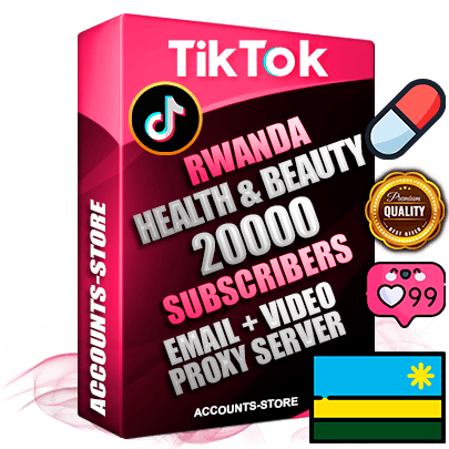 Professional Rwandan PREMIUM TikTok accounts of manual registration and farming for the HEALTH & BEAUTY niche with high trust history profile photos and videos — fully themed and optimized for HEALTH & BEAUTY advertising and promotion — 20000 niche-related live active subscribers 2018–2022 registration years Verified Email (included) + Cookie JSON for secure import and login to the account + User Agent + high-quality content filling (profile photo banner and videos). Fully ready for targeted campaigns and ad launches from any country. Perfectly holds ads without bans. Ideal for any earning schemes affiliate promotions and marketing projects. Quality unlimited IPv4 proxy server included.