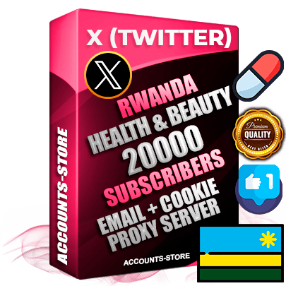 Professional Rwandan PREMIUM X (Twitter) accounts of manual registration and farming for the HEALTH & BEAUTY niche with high trust history photos and tweets — fully themed and optimized for HEALTH & BEAUTY advertising and promotion — 20000 niche-related live active followers 2009–2014 registration year Verified Email (Included) + Cookie JSON for secure import and login to the account + User Agent + High-quality filling (Photo Header Posts). Fully ready for targeted campaigns and ad launches from any country. Perfectly hold ads without bans. Ideal for any earning schemes affiliate promotions and marketing projects. Quality unlimited IPv4 proxy server included. Professional Rwandan PREMIUM X (Twitter) accounts of manual registration and farming for the HEALTH & BEAUTY niche with high trust history photos and tweets — fully themed and optimized for HEALTH & BEAUTY advertising and promotion — 20000 niche-related live active followers 2009–2014 registration year Verified Email (Included) + Cookie JSON for secure import and login to the account + User Agent + High-quality filling (Photo Header Posts). Fully ready for targeted campaigns and ad launches from any country. Perfectly hold ads without bans. Ideal for any earning schemes affiliate promotions and marketing projects. Quality unlimited IPv4 proxy server included.